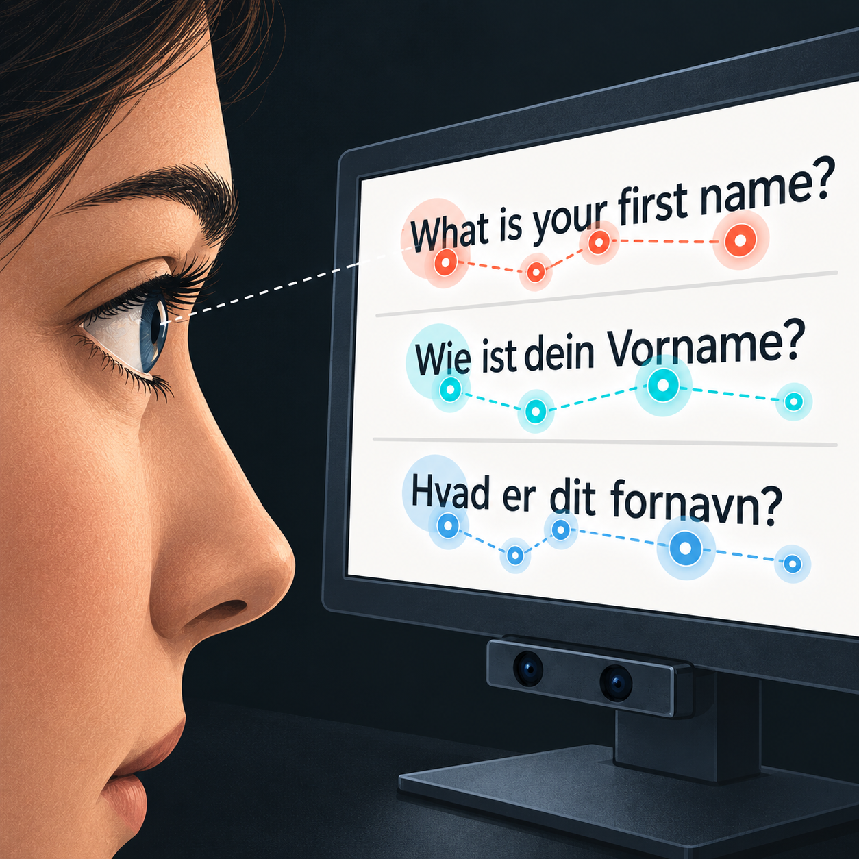 Teaser for Robust Gaze Features for Enabling Language Proficiency Awareness